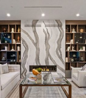 Porcelain wall slab, home decor with porcelain slabs